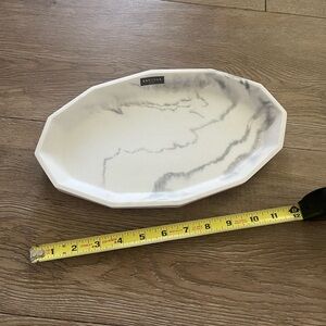 White and Gray Decorative Tray